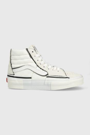 Tenisky Vans SK8-Hi Reconstruct biela farba