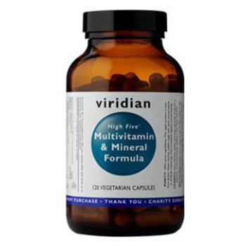 VIRIDIAN Nutrition High B5 Multivitamin & Mineral 120 kapsúl