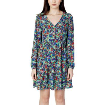 Only  ONLABIGAIL LIFE L/S V-NECK DRESS PTM - 15283347  Krátke šaty Zelená