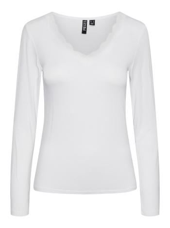 Pieces Dámske tričko PCBARBERA Standard Fit 17141053 Bright White M