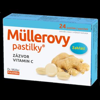 Dr. Müller Pharma Müllerove pastilky so zázvorom 24 ks