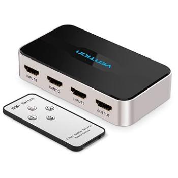 Vention 3 In 1 Out HDMI Switcher Gray Metay Type (AFFH0)