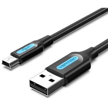 Vention Mini USB (M) to USB 2.0 (M) Cable 0.5 M Black PVC Type (COMBD)