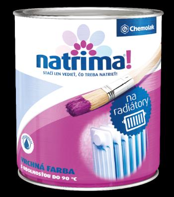 NATRIMA - Vrchná farba na radiátory 0,6 L 1000 - biela
