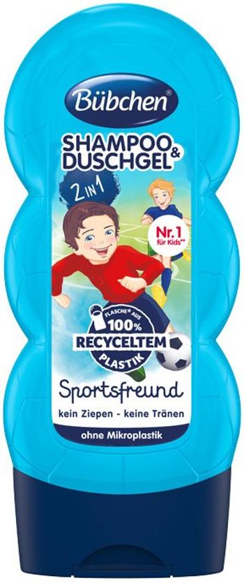 Bübchen Kids 2v1 Šampón a sprchový gél - Malý futbalista 230 ml