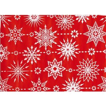 Vianočný darčekový papier 1 m/70 cm, reliéf červený (4050498262790)