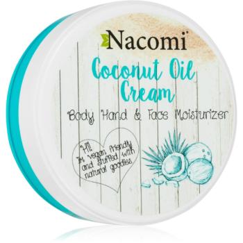 Nacomi Coconut Oil hydratačný krém na tvár, ruky a telo 100 ml