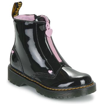 Dr. Martens  Bex Heart Zip Boot J Black Patent Lamper  Polokozačky Čierna