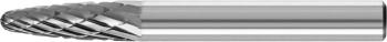 PFERD 21117324 frézovacie kolík  polkruhový oblúk  Dĺžka 55 mm Vonkajší Ø 6 mm Pracovná dĺžka 18 mm Ø hriadeľa 6 mm