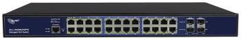 Allnet ALL-SG8626PM sieťový switch 24 + 4 porty 52 GBit/s funkcia PoE