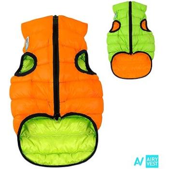 AiryVest bunda pre psy oranžová/zelená (CHPbu0498nad)
