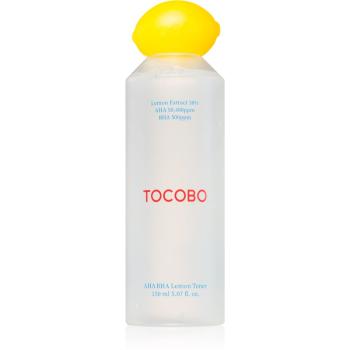 TOCOBO AHA BHA Lemon Toner rozjasňujúce tonikum pre zjednotenie farebného tónu pleti 150 ml