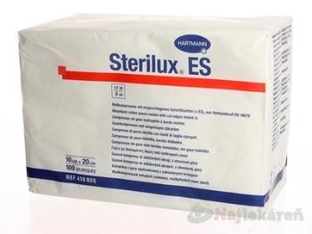 STERILUX kompres nesterilný,so založenými okrajmi (10cmx20cm) 100ks