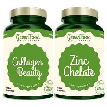 GreenFood Nutrition Collagen Beauty 60 cps + Zinc Chelate 60 cps. (8594193928163)