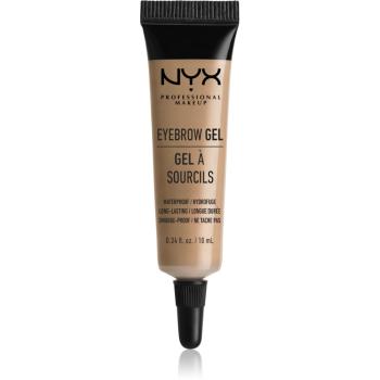 NYX Professional Makeup Eyebrow Gel vodeodolný gél na obočie odtieň 01 Blonde 10 ml