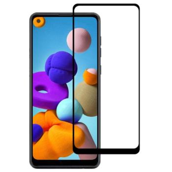 3D Tvrdené sklo Samsung Galaxy A21 čierne