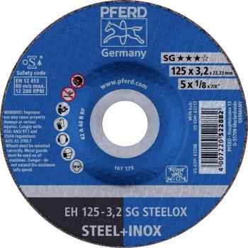 PFERD EH 125-3,2 SG STEELOX 61333432 rezný kotúč lomený  125 mm 22.23 mm 25 ks