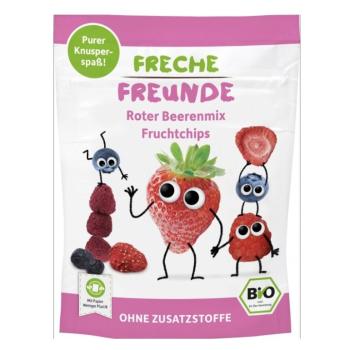 FRECHE FREUNDE Bio ovocné chipsy lesné plody mix 12m+ 10 g