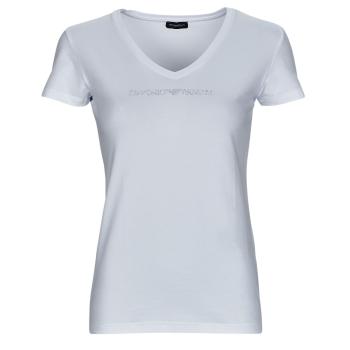 Emporio Armani  T-SHIRT V NECK  Tričká s krátkym rukávom Biela