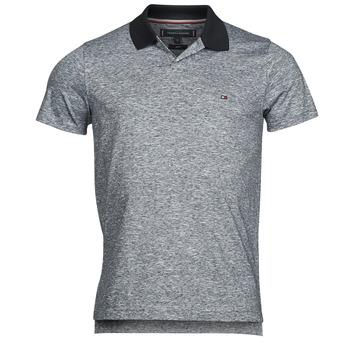 Tommy Hilfiger  Polokošele s krátkym rukávom LINEN JERSEY SLIM PO, DW5  Modrá