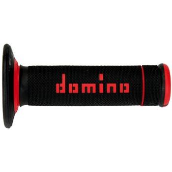 Domino gripy A190 offroad dĺžka 123 + 120 mm, čierno-červené (M018-125)