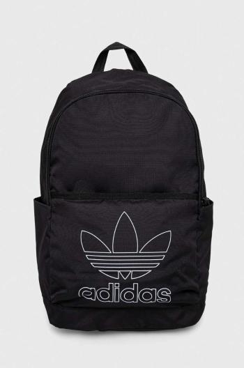 Ruksak adidas Originals čierna farba, malý, s potlačou, IT7602