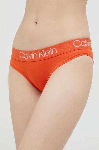 Nohavičky Calvin Klein Underwear oranžová farba,
