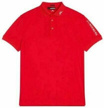 J.Lindeberg Tour Tech Regular Fit Golf Polo Fiery Red M