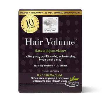 New Nordic Hair Volume pre zdravé, silné a krásne vlasy výročné balenie 120 tabliet