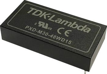 TDK PXD-M30-48WS24 DC / DC menič napätia do auta   1.25 A 30 W Počet výstupov: 1 x