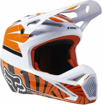 FOX V1 Goat Dot/Ece Helmet Orange Flame XL Prilba