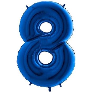 Balón fóliový číslica modrá – blue 102 cm – 8 (8435102305098)