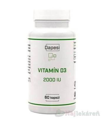 Dapesi VITAMÍN D3 2000 IU, 60 cps