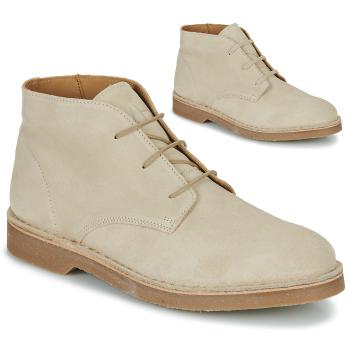 Selected  SLHRIGA NEW SUEDE DESERT BOOT  Polokozačky Béžová