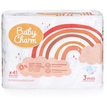 BABY CHARM Super Dry Flex veľ. 3 Midi, 6 – 10 kg (41 ks) (8594001937363)