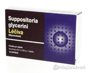 Suppositoria Glycerini Léčiva sup.10x2,06g