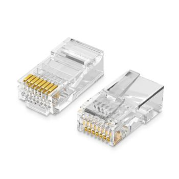 Ugreen NW110 100x konektor RJ45 8P8C Cat5, priesvitné (NW110)