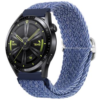 BStrap Braid Nylon remienok na Xiaomi Amazfit GTR 42mm, blue white (SSG034C0103)