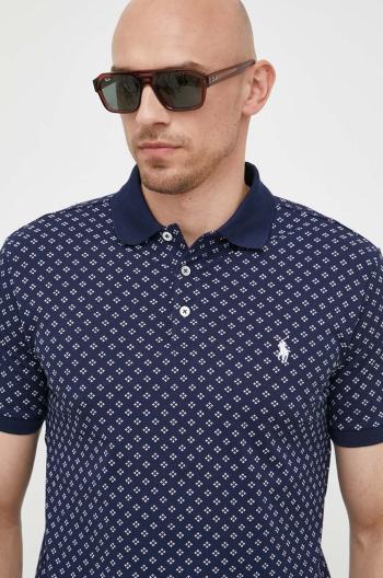 Polo tričko Polo Ralph Lauren pánske, tmavomodrá farba