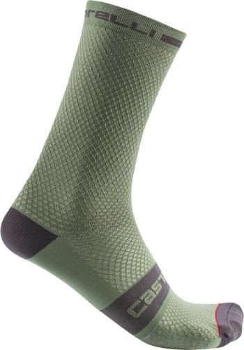 Castelli Superleggera T 18 Sock Defender Green 2XL