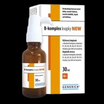 GENERICA B-komplex kvapky pre deti od narodenia 30 ml