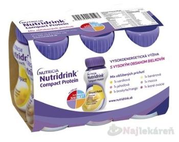 NUTRIDRINK COMPACT PROTEIN mix príchutí 6x125 ml