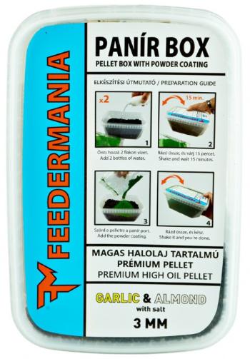 Feedermania pelety panir box 3 mm 430 g - garlic and almond