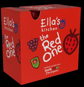 Ella's Kitchen BIO Red One ovocné pyré s jahodami 5 x 90 g