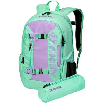 Meatfly Basejumper batoh, Lavender/Green Mint, 22 L + peračník zadarmo (8590202045814)