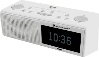 soundmaster UR8350WE rádiobudík DAB+, FM AUX, USB   biela