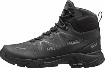 Helly Hansen Pánske outdoorové topánky Men's Cascade Mid-Height Hiking Shoes Black/New Light Grey 45