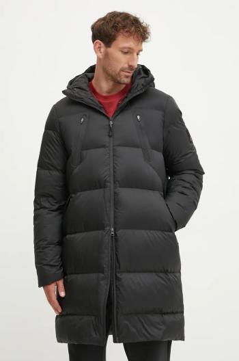 Páperová bunda Jack Wolfskin Wandermood pánska, čierna farba, zimná, A60168