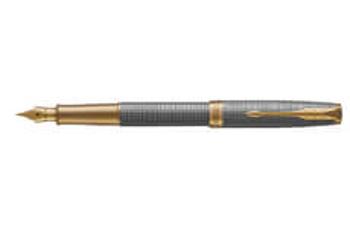 Parker Royal Sonnet Silver Chiselled GT 1502/5131489, plniace pero