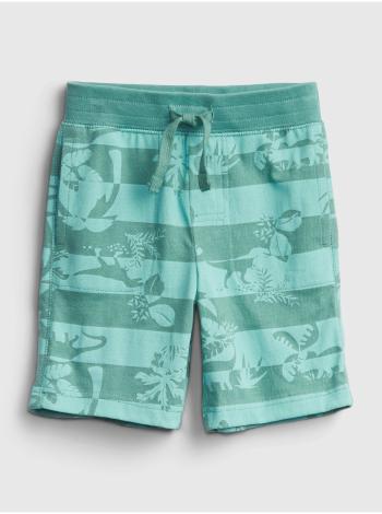 Detské kraťasy print pull-on shorts Zelená